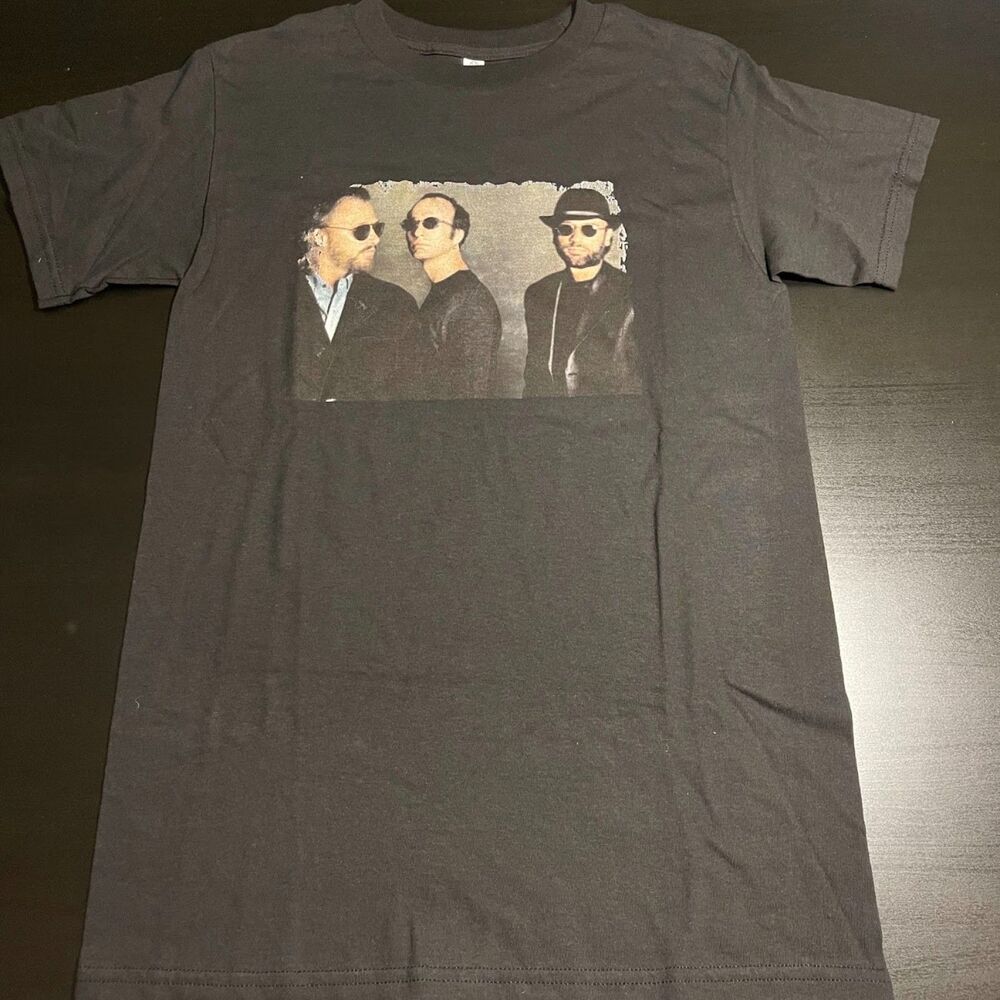 Bee Gees ESP Black Shirt Size Small Small Decal Style